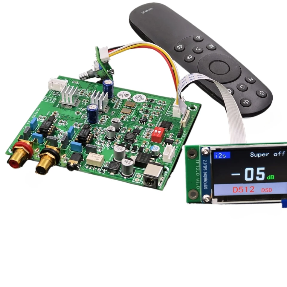 AK4191+AK4499 I2S Input RCA/3.5mm output Asynchronous