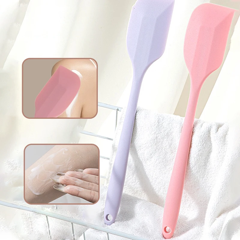 Sunscreen applicator Multi-Function Lotion Sunscreen Ointment Applicator Long Handle Body Cleaner Shower Brush Sunscreen Back Applicator