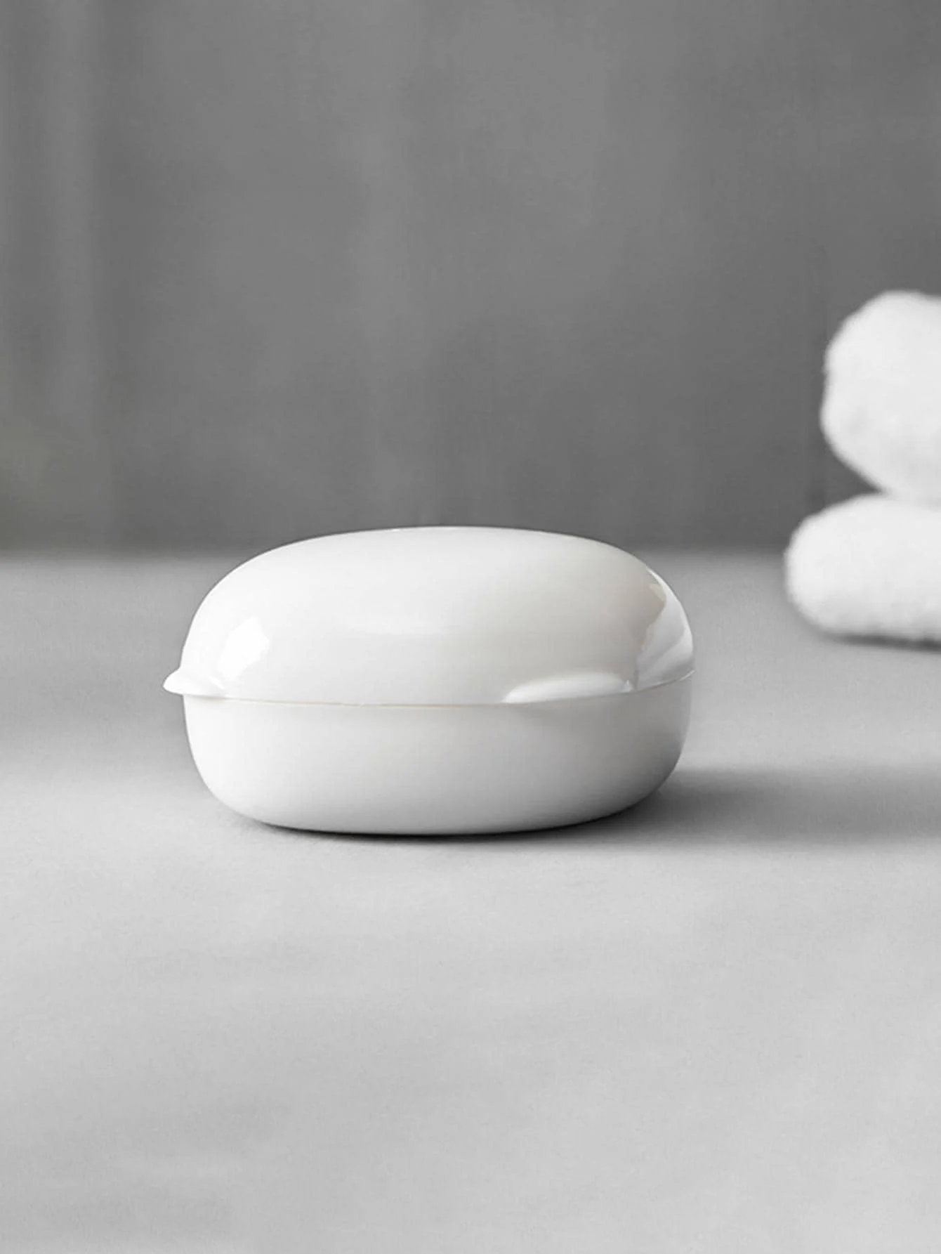 1pc-soap box soap box with lid bubble bear travel portable soap box creative drain soap box