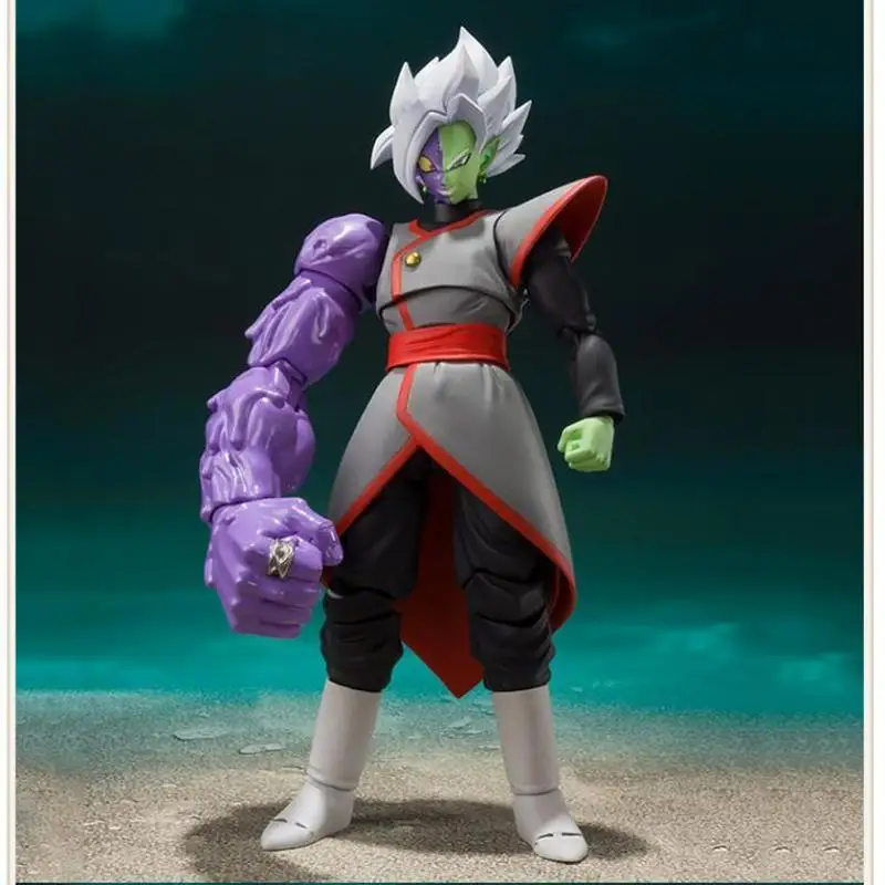 

New Genuine Bandai Spirits S.h. Figuarts Shf Exclusive Dragon Ball Super Zamasu -potara- Action Figure Pvc Modle Gift