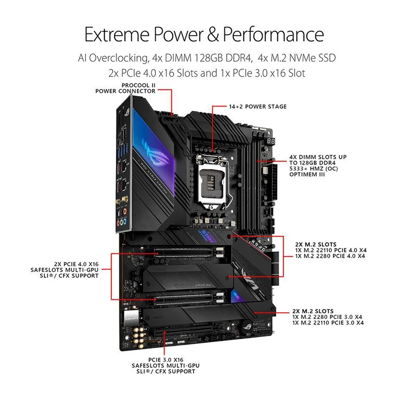 ASUS-ROG STRIX Z590-Eゲーミングマザーボード,wifi 6e,lga 1200,intel