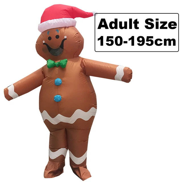 Costume gonflable de petit biscuit de Noël - Déguisement Mania