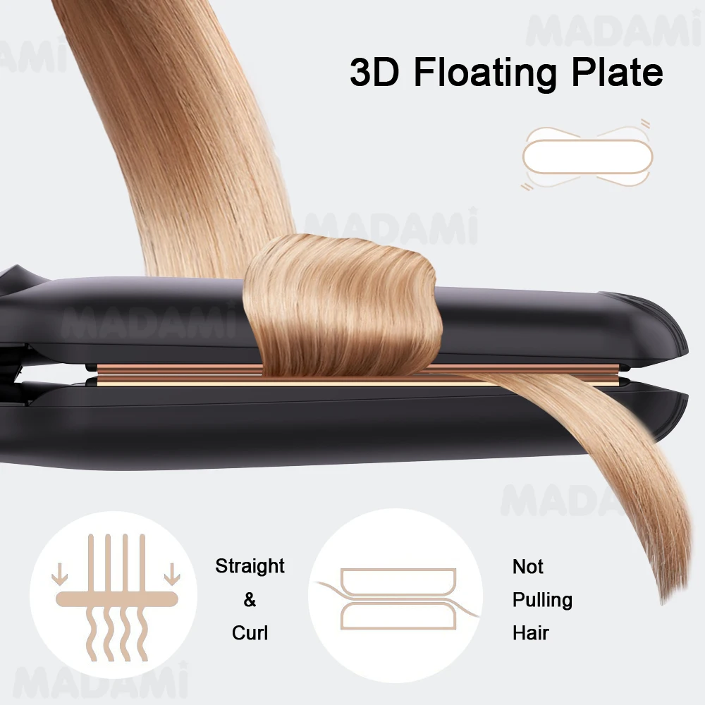 Infrarood Stijltang Krultang Titanium Plaat Snelle Verwarming Platte Ijzer 230 ℃ / 450 ° F Professionele Salon Styling Tool 110V-240V