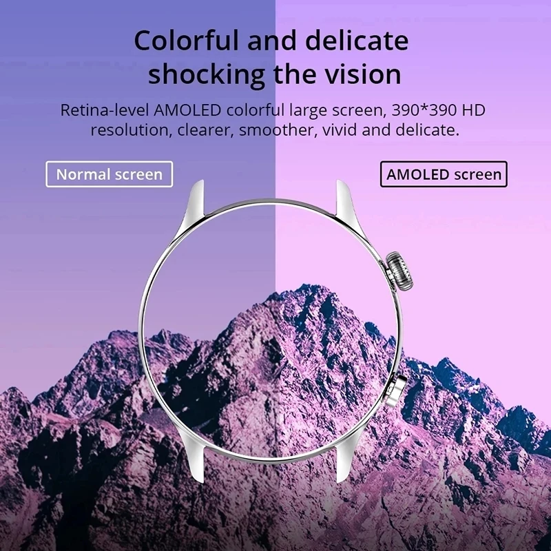 KALOSTE- AMOLED HD ũ Ʈ ġ, ׻ ÷,  ȭ, IP68 , NFC, ȵ̵ ios 