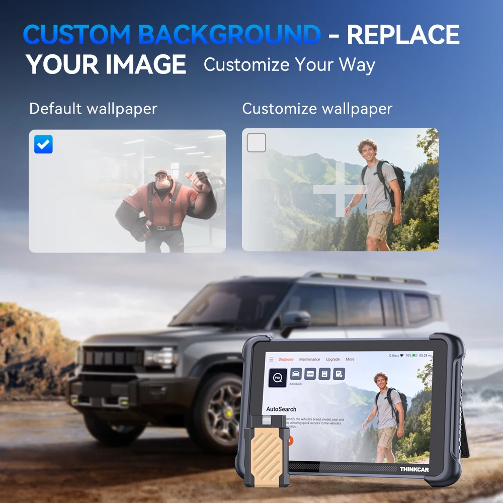 Global Version THINKCAR THINKSCAN 689BT OBD2 Diagnostic Tool DOIP CANFD Bi-directional ECU Coding 34 Resets Lifetime Free Update 4