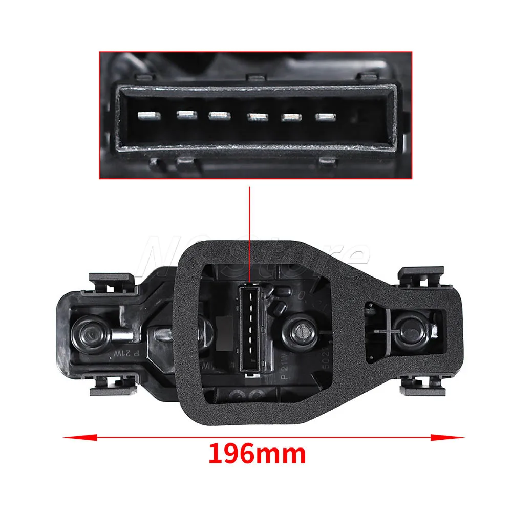 Lot De 2 Supports D'ampoule Pour Feux Arrière Peugeot Partner / Citroën Berlingo (1996-2015) - Réf. 634679 - Plastique ABS Noir