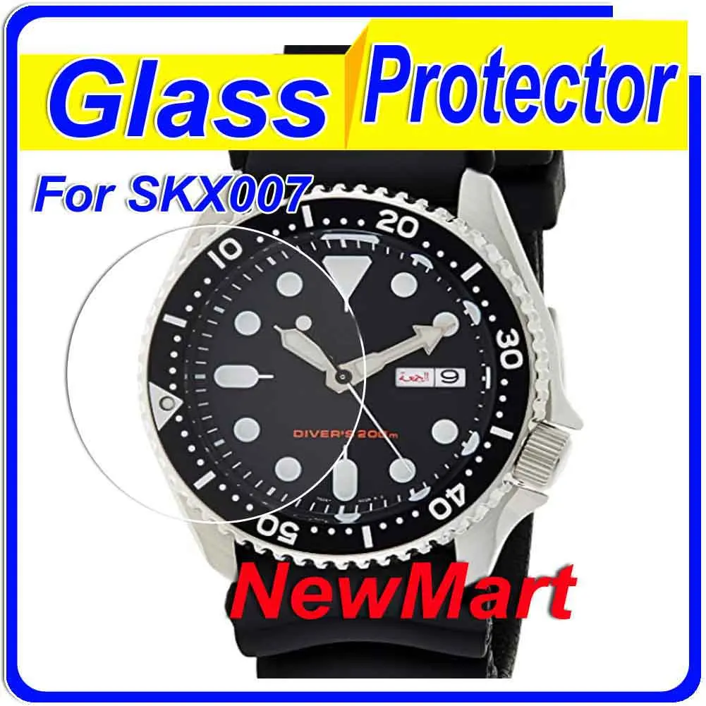 

Закаленное защитное стекло для Seiko SKX007 SKX009 SKX173 SKX175 SKXA35 SRP775 SRP773 SRP621 SRP599, 3 шт.