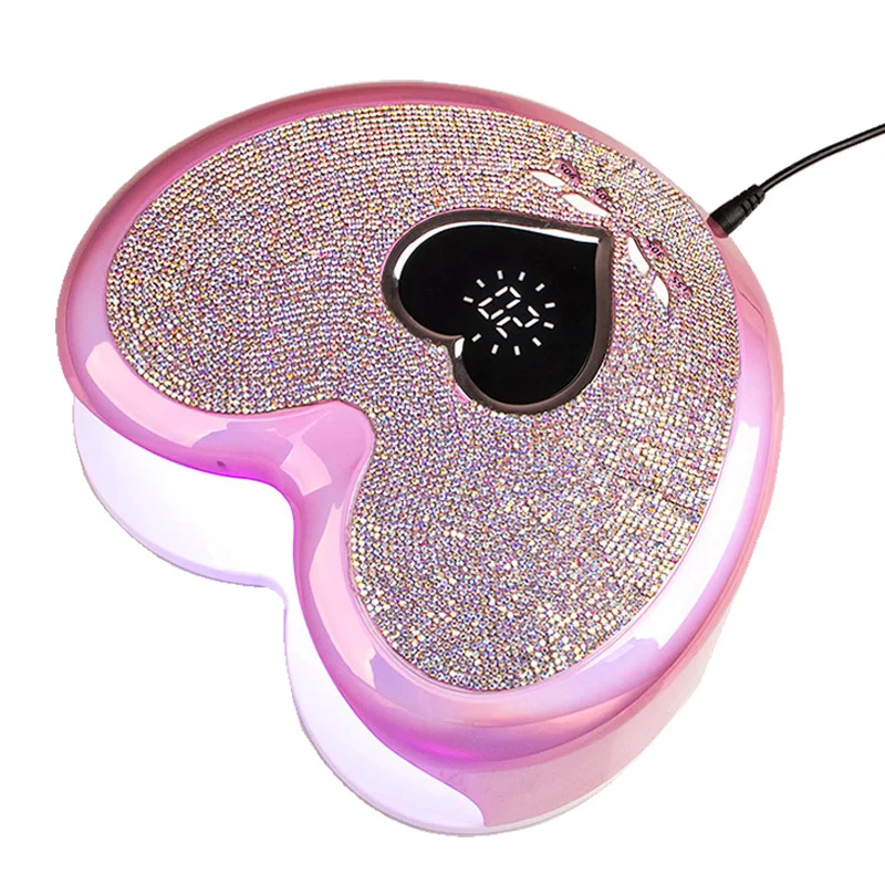 Nail Drill Machiens Taladros Electricos para Unas Diamond Pro Nail Lamp UV LED Lampara de Unas 35000RPM Heart Shaped LCD Display 2