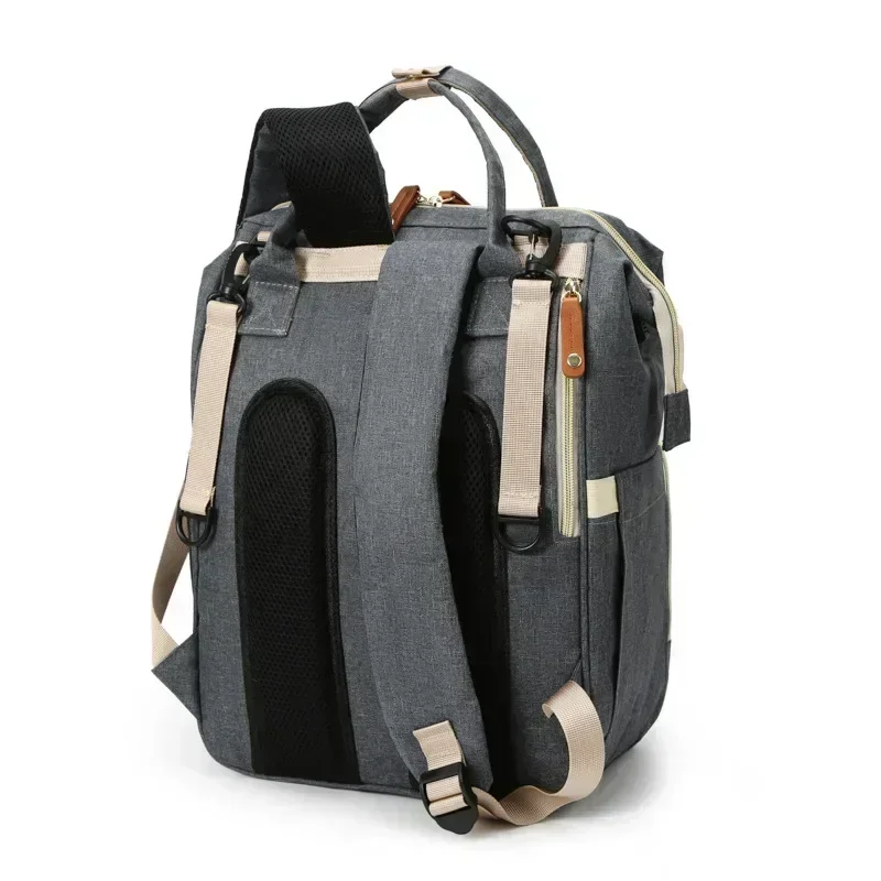 USB Mummy Bag Diaper Bag Baby Care Large Capacity Mom Backpack Mummy Maternity Wet Bags Waterproof Baby Pregnant Nappy Backpack 5