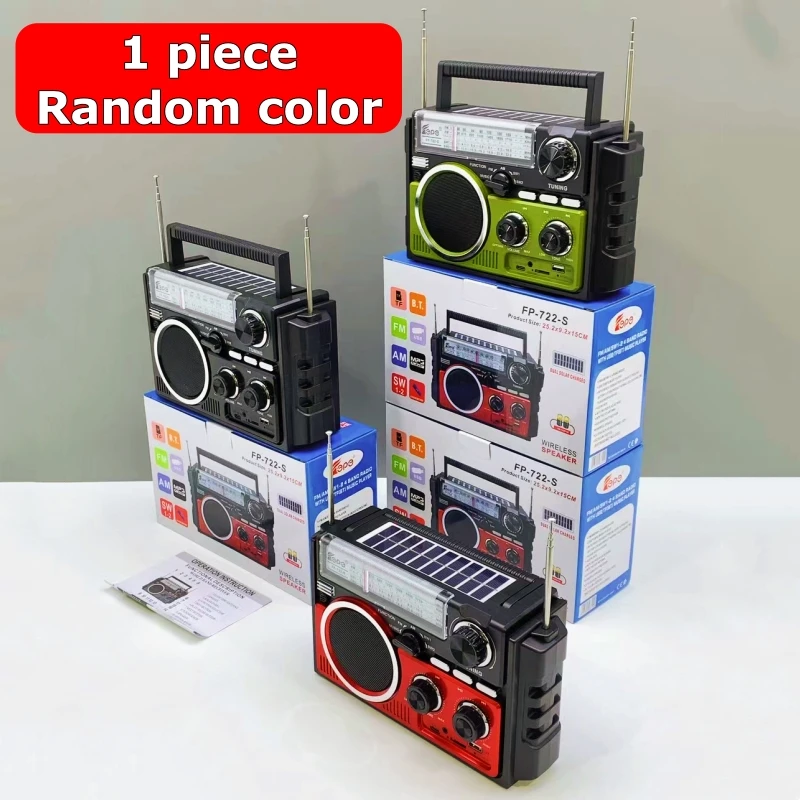 FP-722-S Multifunction Radio Portable Mp3 Music Player Built in