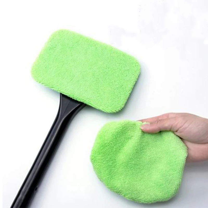 Car Windshield Cleaner Brush Kit Windshield Wiper Cleaning Wash Tool Inside  Interior Auto Glass Cleaning Wash Tool Long Handle