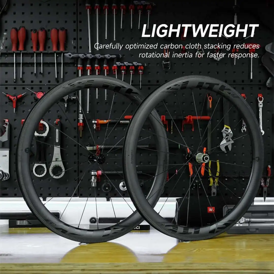 ELITEWHEELS Super Light R13 Road Carbon Wheelset For racing wheelsets 38 50 60mm Depth Tubeless carbon bike wheelset bike wheelset carbon wheelset