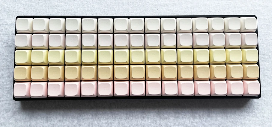 Enhanced PBT Material Blank XDA Keycaps Set