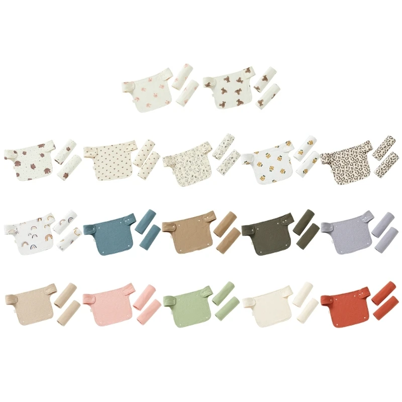 

Q81A Cotton Pad Saliva Towel Baby Waist Stool Drool Bib Multifunction Baby Strap Drool Teething Pads Newborn Infants Supply