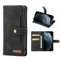 Magnetic Leather Flip Phone Case and Wallet for Honor 30 Pro Plus (Black)
