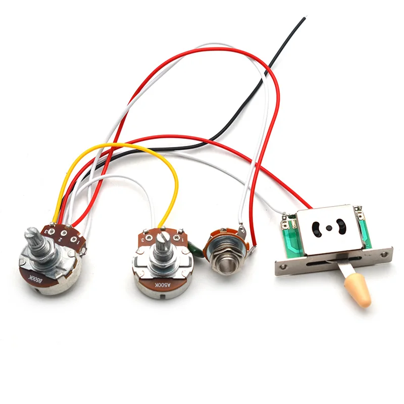 INTERRUTTORE RIBALTABILE 3 Vie Per Chitarra Elektor In Metallo Con - Foto 14