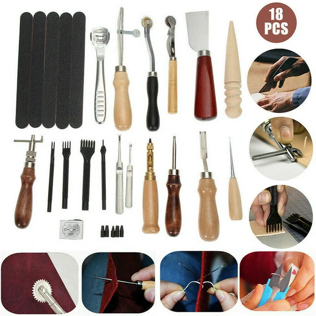 Craft Sha Leathercraft Stitching Kit 18 Tool Standard Leather Hand