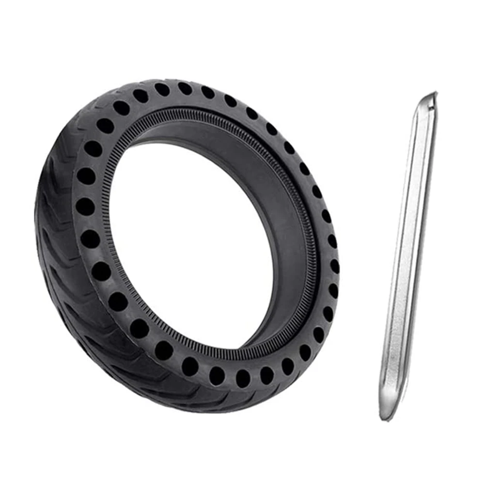 

Solid Tire for Xiaomi M365 Electric Scooter Tyre, 8.5 Inches Shock Absorber Non-Pneumatic Rubber Tyre Wheel with