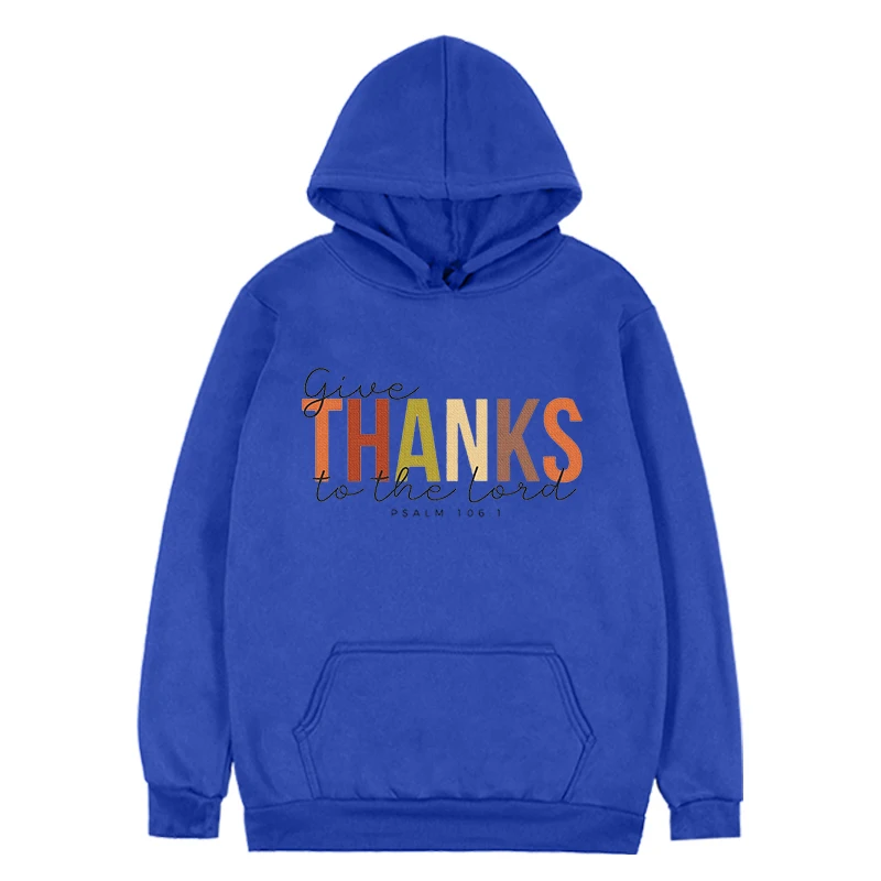 Thankful Sweatshirt Thanks Hoodie Thanksgiving Gift for Religious Hoodie Church Top Christian Sweatshirts Blessed m