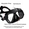 Diving Mask Optical Nearsighted Myopia  Glasses Resin Plastic Lens Googles Silicone  Short-sighted Reading 3
