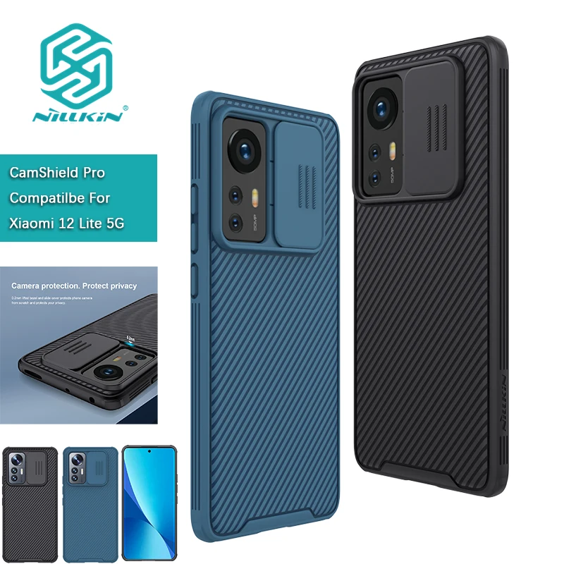 

Чехол Nillkin для телефона Xiaomi 12 Pro/Mi 11T Pro/11T/Mi 12/12X/12S CamShield Pro чехол для объектива раздвижная оконная крышка защитный чехол