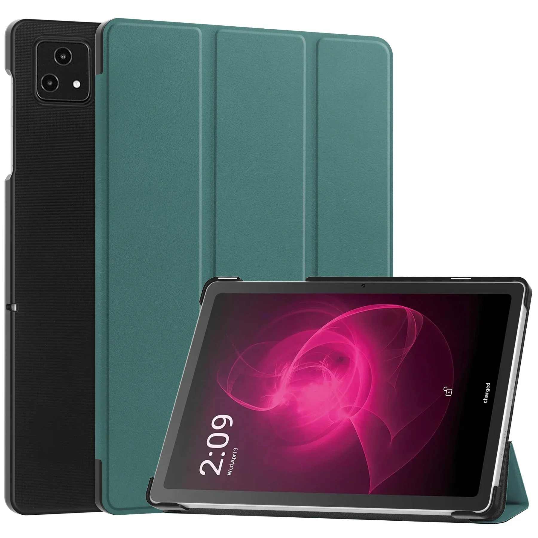 Premium 10.36-Inch Tablet Cover with Auto Sleep/Wake Function and Triple-Fold PU Leather Flip Stand