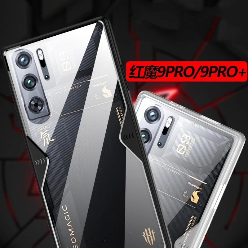 Custodia Per Nubia Redmagic 9 8 8S Pro Plus Cover Custodia Per Telefono Trasparente In Tpu Elettrolitico Per Pc Per Paraurti Antiurto Redmagic 9 Pro