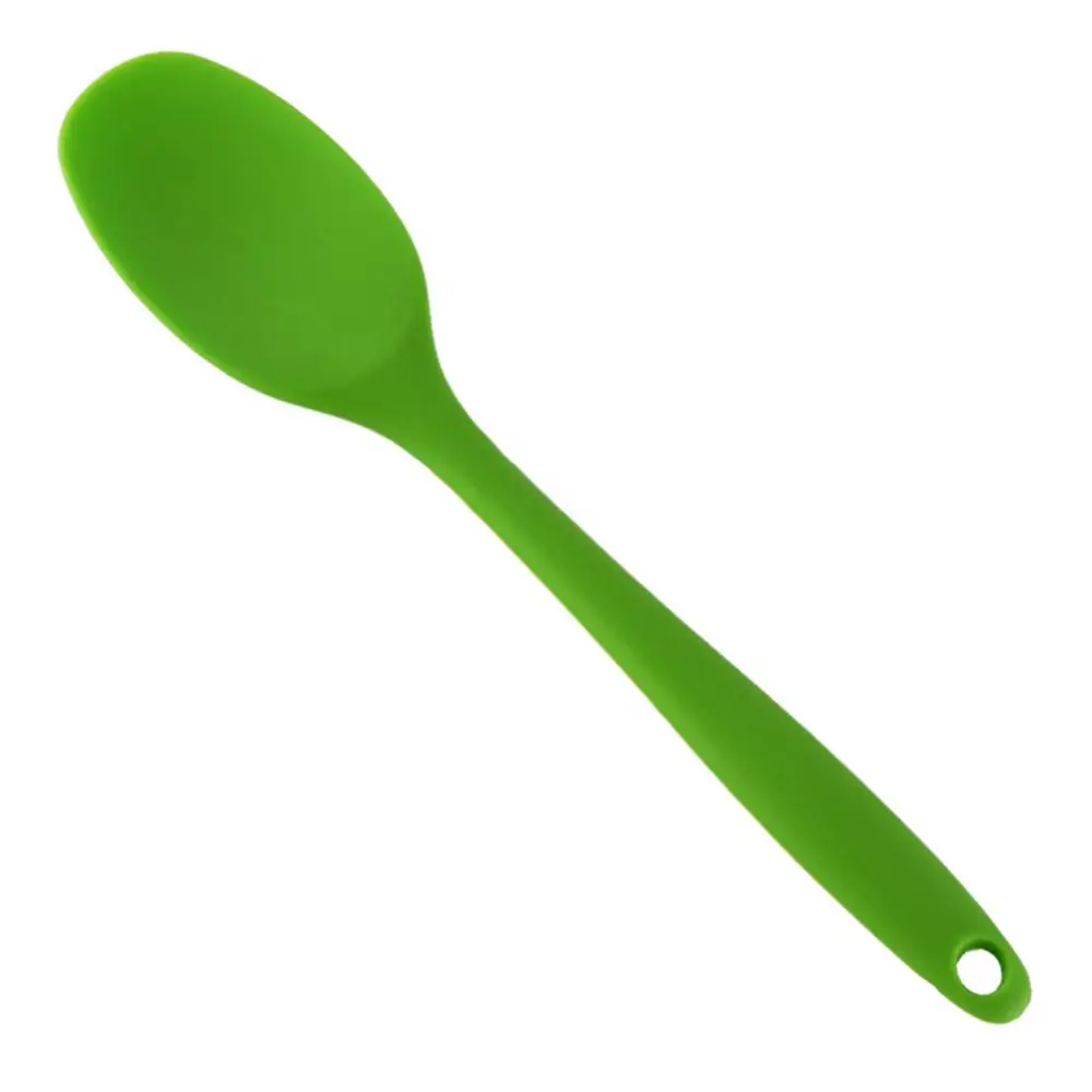 21cm Silicone Scraper Long Handle Spoon Jar Spatula Cream Smoother Cake Making Tools Gadget Kitchen Cooking Utensil For Baking