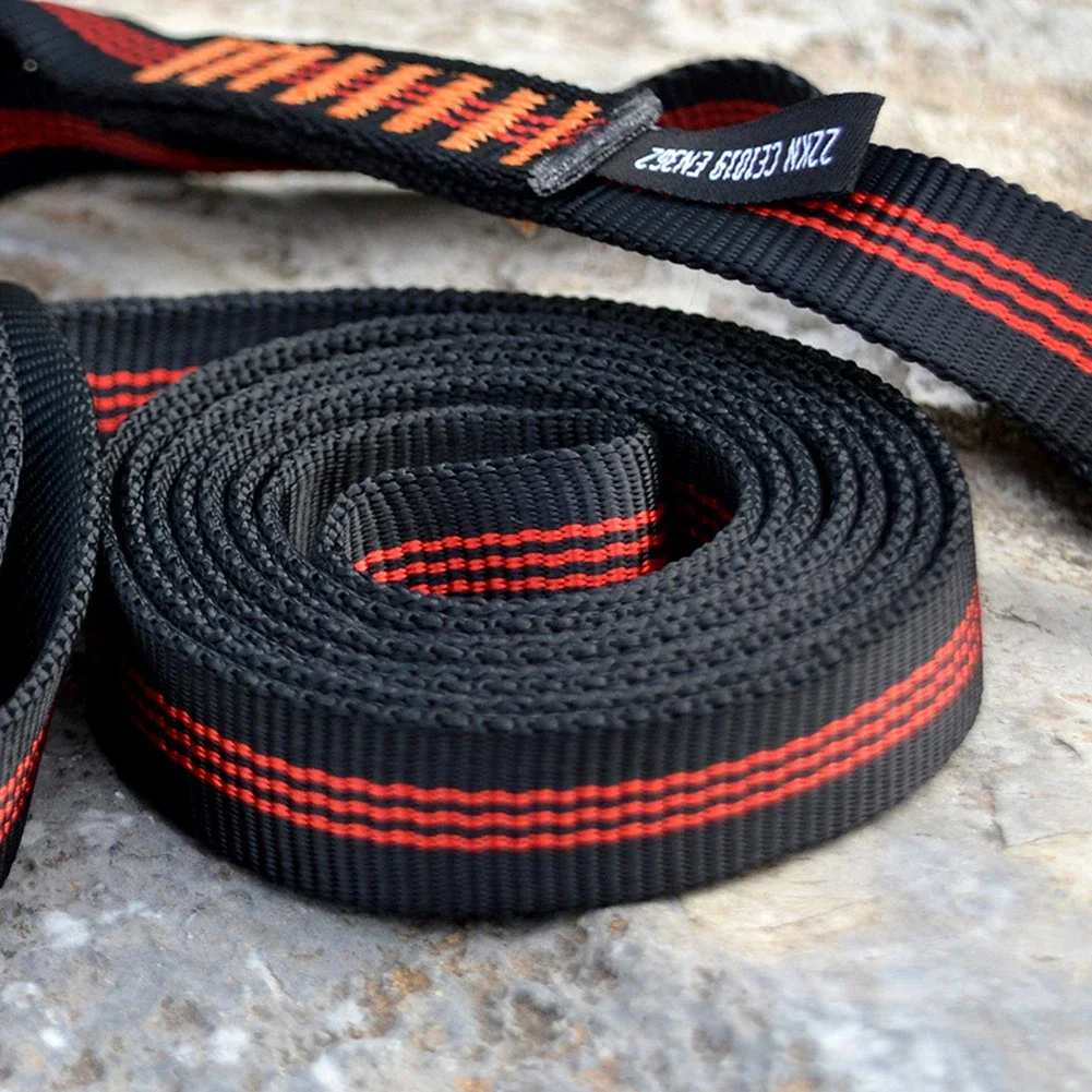 1Pcs Climbing Sling Climbing Sling Belt 22KN Polyester Webbing Strap Sling Bearing Cord Rock Climbing Tree Arborist Mountaineering Equipment
