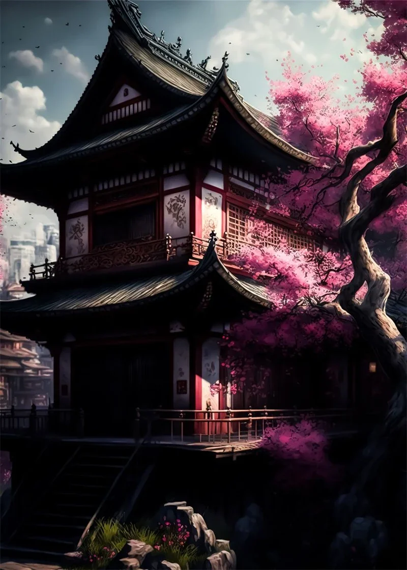 thumbnail image 1 of Póster de paisaje urbano de Tokio de Japón, neón pop, impresiones estéticas, paisajes naturales, cómics de anime, arte de pared, impresión en lienzo, decoración del hogar, 1 of 5