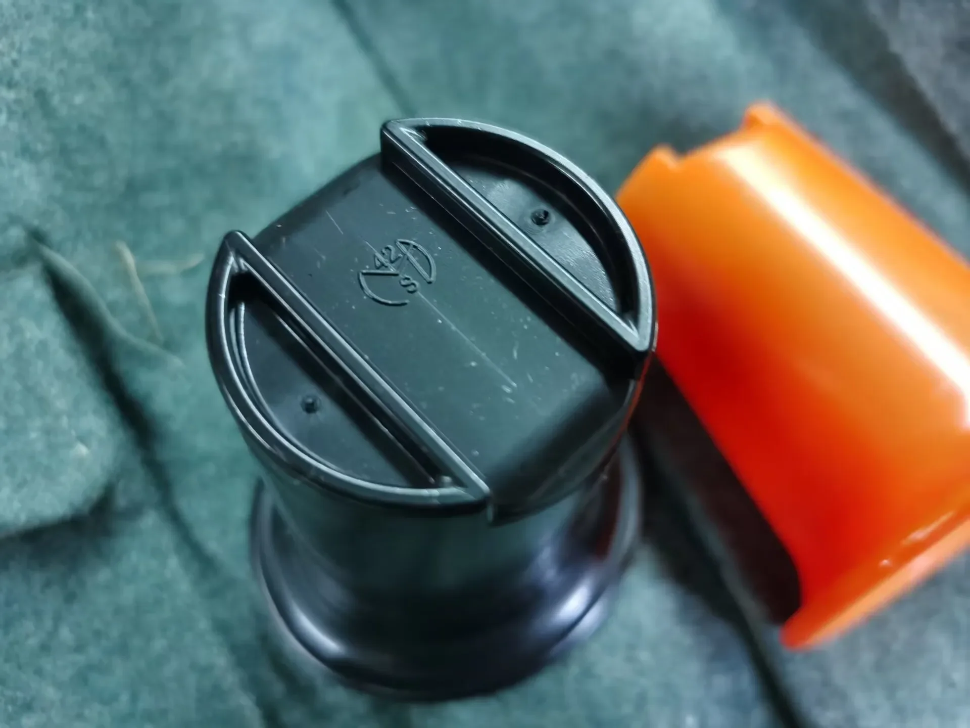 EMD WW2 Black/Orange Water Cup Collectible Vintage Style Drinkware - 2