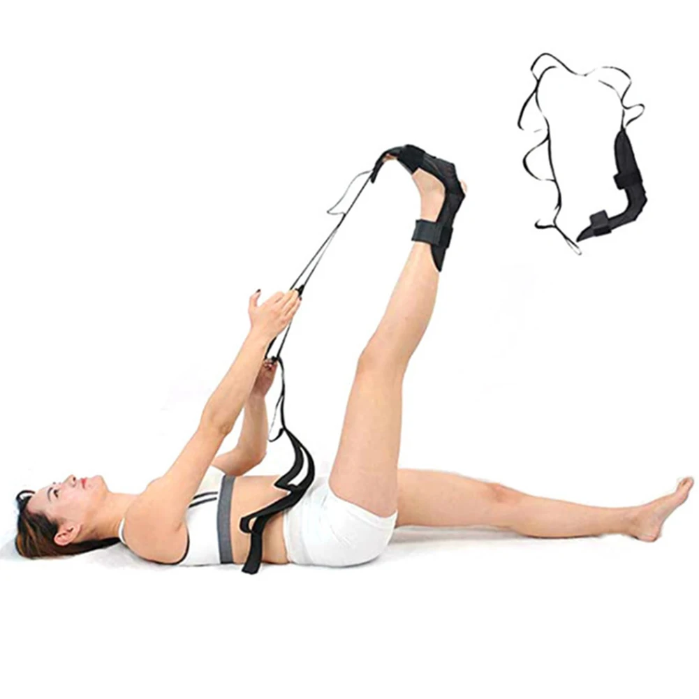 Stretching Strap Stretch Band Stretch Tool Non-Elastic Band Fascia Hamstring & Leg Stretcher Belt for Pilates Exercise