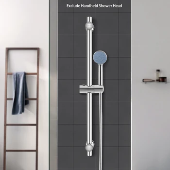 Strumento da bagno in acciaio inossidabile 304 con asta di sollevamento per irrigatore regolabile da 25,98 pollici 1