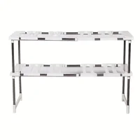 1 kitchen mobile storage rack, movable panel storage rack, expandable cabinet rack organizer, kitchen bathroom sink orga 3