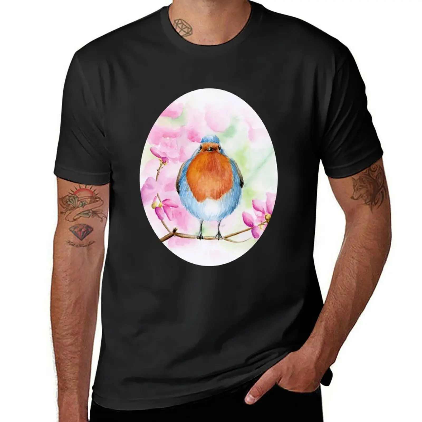 

Staring Robin T-shirt heavyweights tees mens graphic t-shirts hip hop