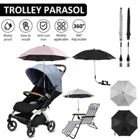 Parasol universel pour landau de bébé, pare-soleil réglable, pare-soleil Uv pour poussette, accessoires, pare-soleil, articles de Parasol portables 1