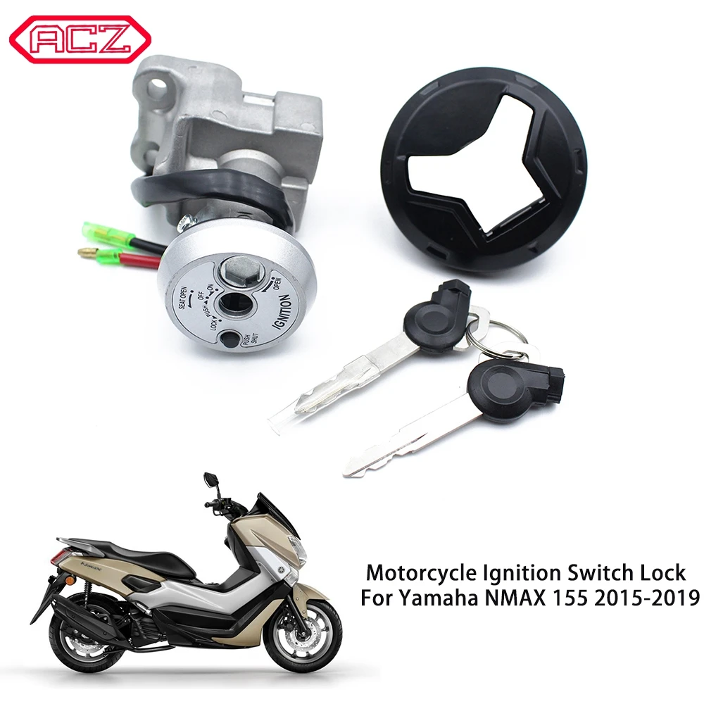 

Motorcycle Lock Key Set Ignition Gas Cap Fuel Tank Cover Seat For Yamaha Nmax155 NMAX 155 2015-2019 2016 2017 2018