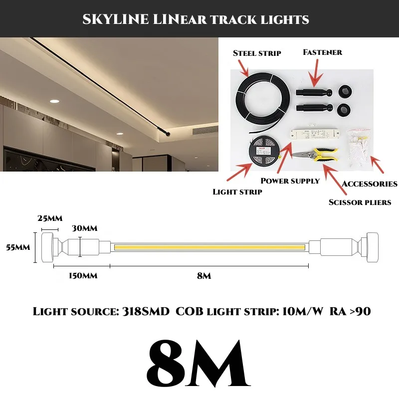 ตัวเลือกสินค้า LED Strip Light ตกแต่งผนังโมเดิร์น