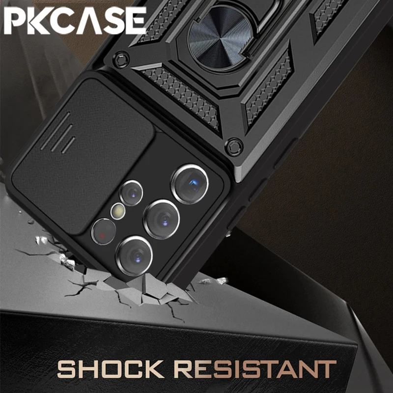 Durable Slide Camera Lens Case with Armor Cover