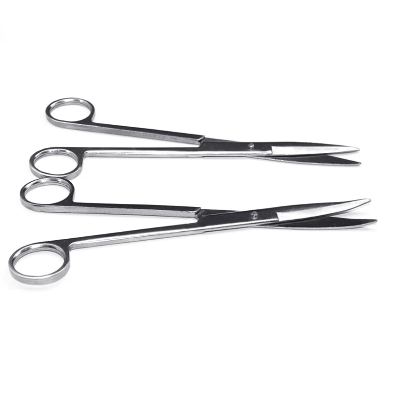Professional Scissor Manicure Tool for Nail Eyebrow Nose Eyelash Cuticle Scissors Curved/Straight Pedicure Scissors