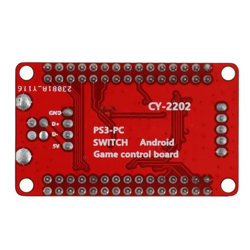 L22A-제로 딜레이 USB 엔코더 PC PS3 스위치 라즈베리 파이 조이스틱 버튼 히트박스 4.8mm용 아케이드 컨트롤러