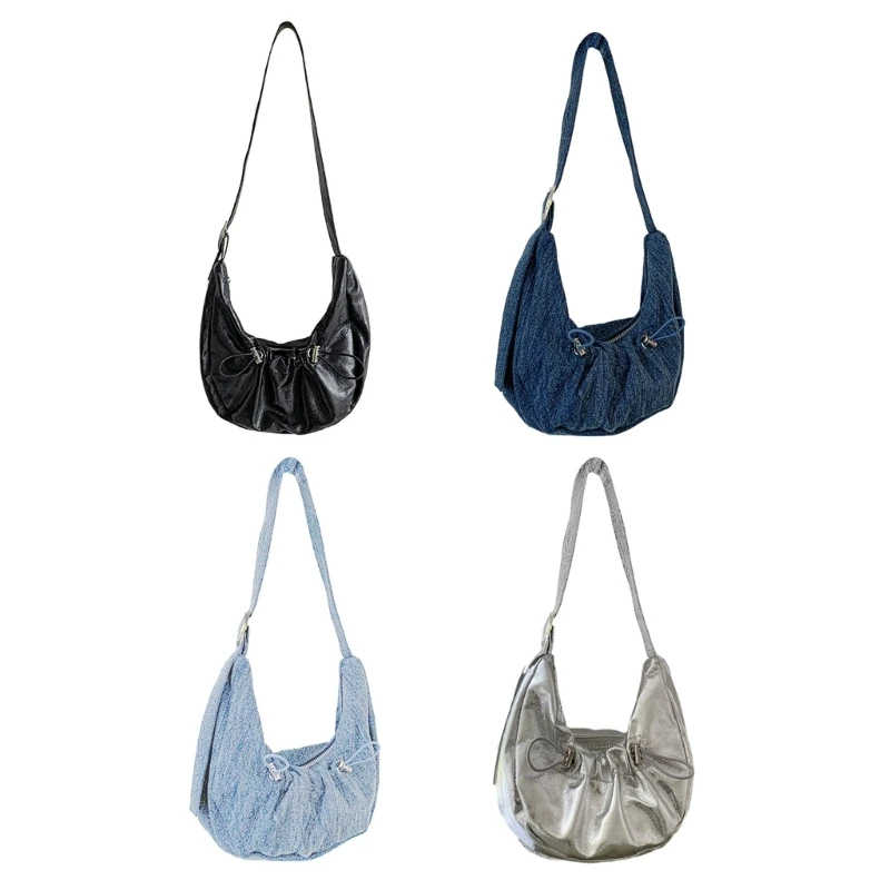 

Handbags Shoulder Bag Pleated Bags Carrying Bag Lady Purse Underarm Bag