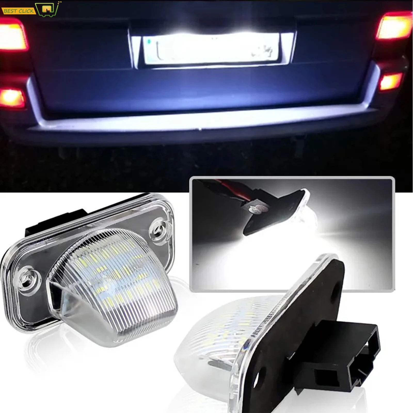 

2 шт., задний номерной знак для транспортера T4 1990-2003 Passat B5 Limousine Caddy Jetta Syncro 18