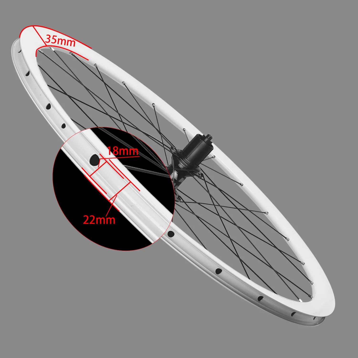 Rujixu deep 35mm mountain horse wheelset 700C road wheel set