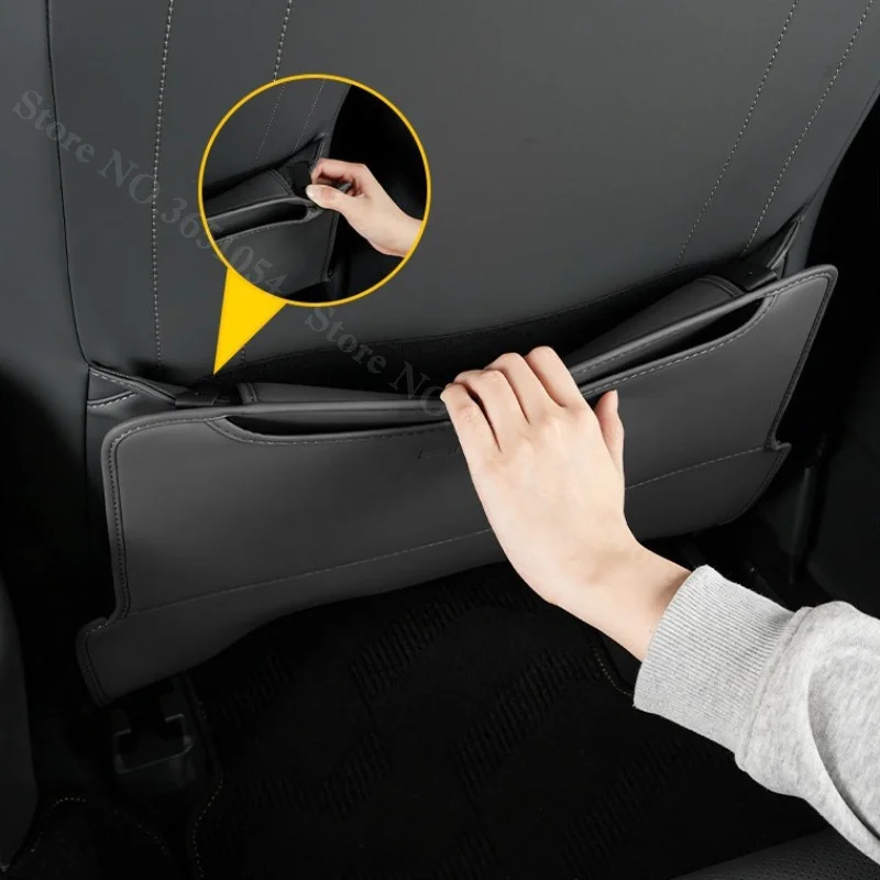토요타 RAV4 XA60 와일드랜더 스즈키 어크로스 2026 가죽 카시트 등받이 킥 프로텍터 리어 암레스트 안티 킥 프로텍터 패드