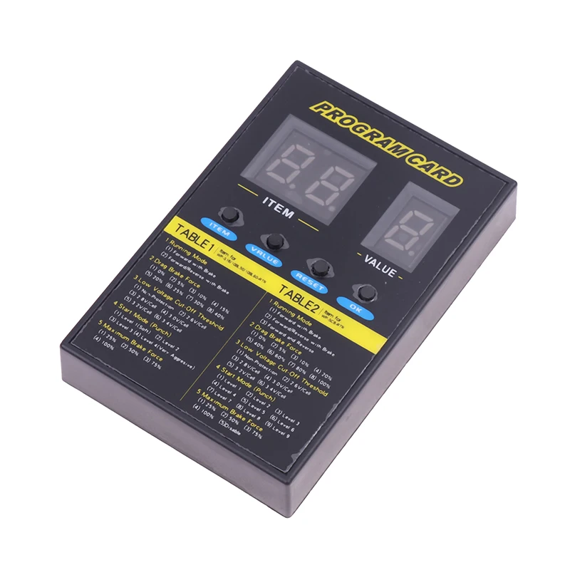 

Hobbywing RC Program Card ESC QuicRun WP 880 QuicRun WP Crawler SeaKing Platinum for XERUN and EZRUN Series Car Brushless ESC