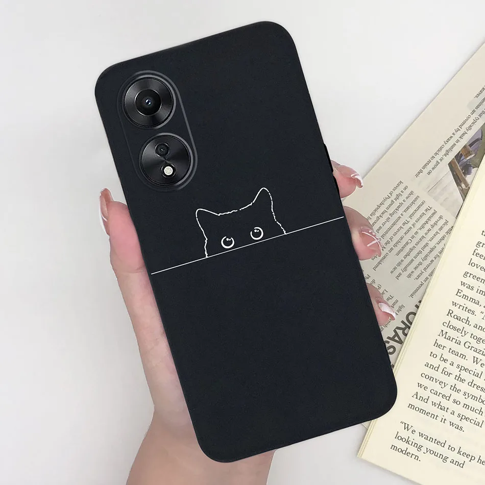 Модный чехол для телефона OPPO A58 A78 милый пилот милые девушки мультфильм  мягкий силиконовый чехол для OPPO A 58 78 защитный чехол | AliExpress