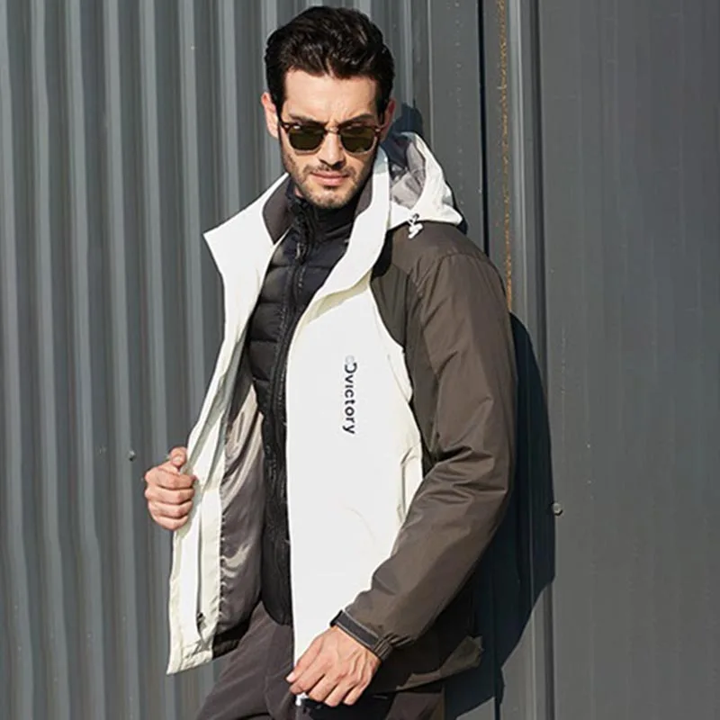 Windbreaker Men Top New in Jackets Fishing Jacket Bomber Male Sportsfor Retro Cardigan Mountaineering Trekking Sports Heavy