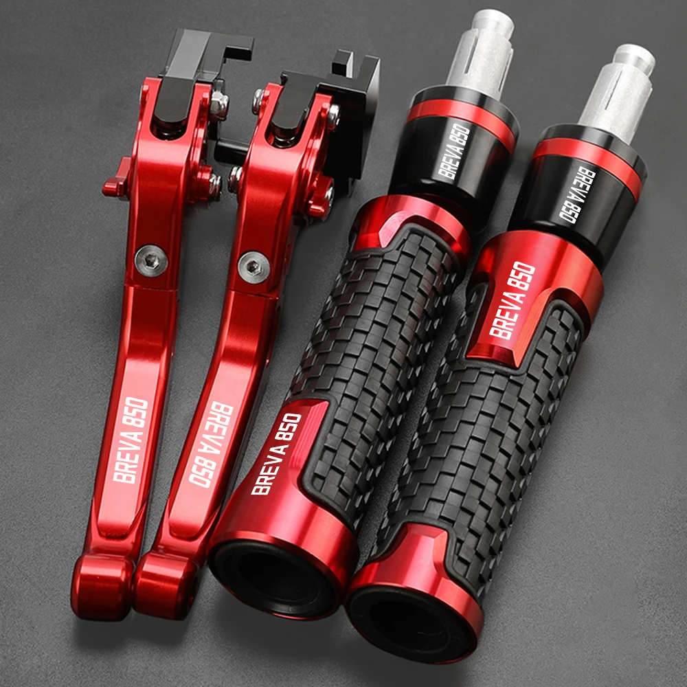 

Motorcycle Accessories Adjustable Foldable Brake Clutch Levers Handlebar Handle Grip Ends For MOTO GUZZI BReva850 2006-2008 2007