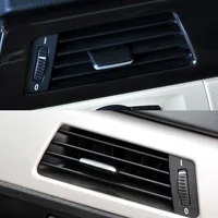 Bouton de plectre de direction du vent pour climatisation, pièce interdite, clip de carte de sortie, BMW Série 3, E90, E91, E92, EHauin 2